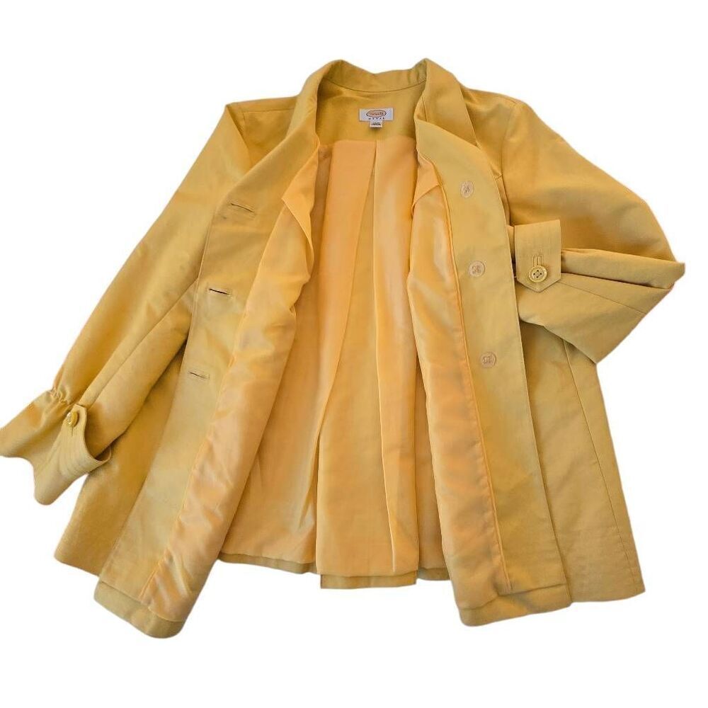 Talbots Womens Fully Lined Button Front Mac Coat … - image 6